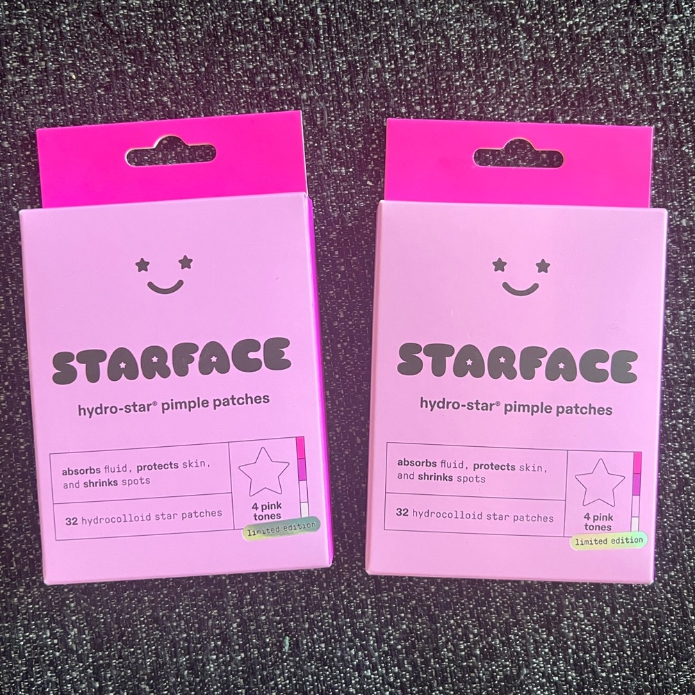 🆕 STARFACE - Pink Star ⭐️- Pack of 2